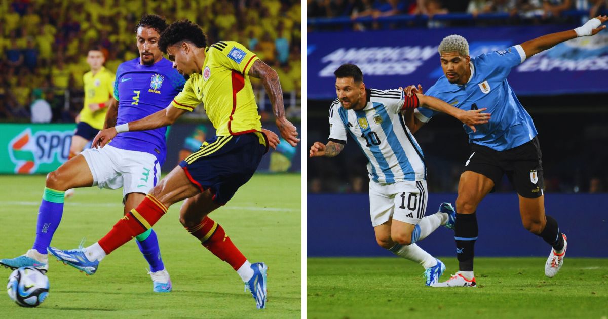 Argentina y Brasil cayeron en sus respectivos duelos. 