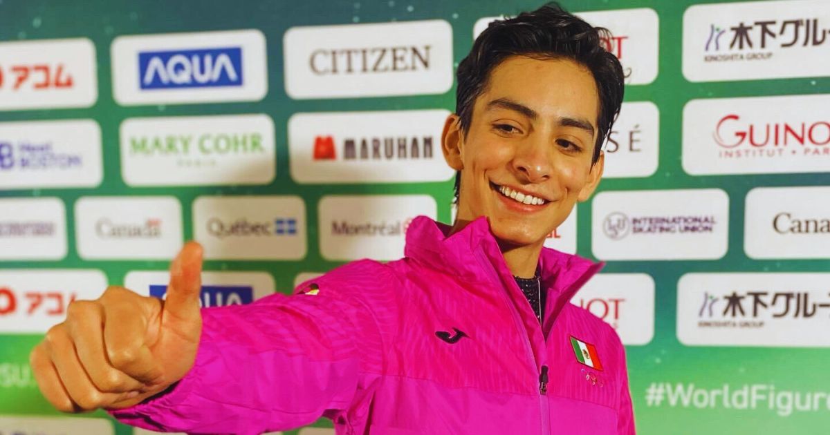 El patinador mexicano inició su camino a los olímpicos de invierno 2026.