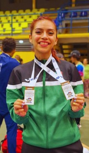 Karateca poblana Yuriko Cortés sumó dos bronces en Nicaragua