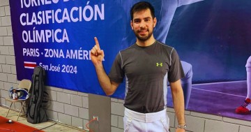 Zea Armenta firmó plata en los JCC San Salvador 2023 por equipos.