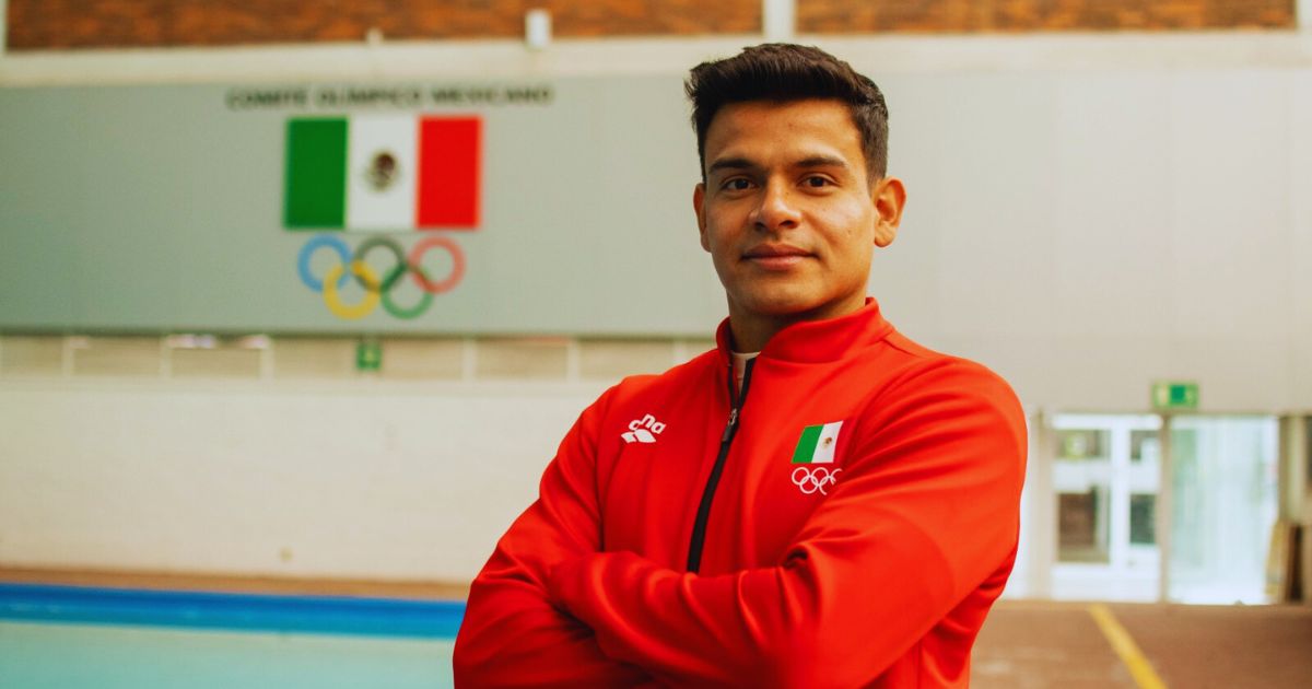 Clavadista mexicano olímpico en Río 2016.