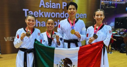 Parataekwondoína poblana sigue sumando medallas rumbo a París 2024
