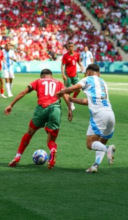 Argentina protagonizo agónico y polémico encuentro contra marruecos en el arranque de actividades de los JJ. OO