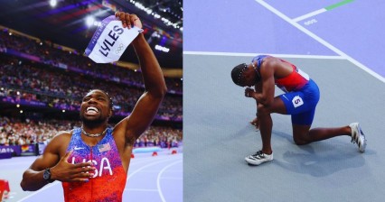 ¡Noah Lyles corrió y ganó medalla con Covid-19!