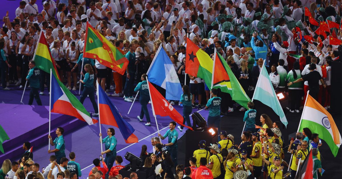 Países en la ceremonia de clausura 