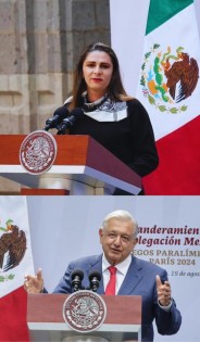 Abandera AMLO a delegación de paratletas rumbo a Juegos Paralímpicos París 2024