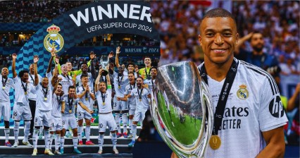 Mbappé debuto y se estreno con el Real Madrid, campeon de la Supercopa de Europa 2024