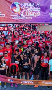 En celebración del día naranja, Puebla realizó la carrera "Puebla te quiere libre" 2024