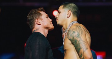 Canelo face to face Berlangan