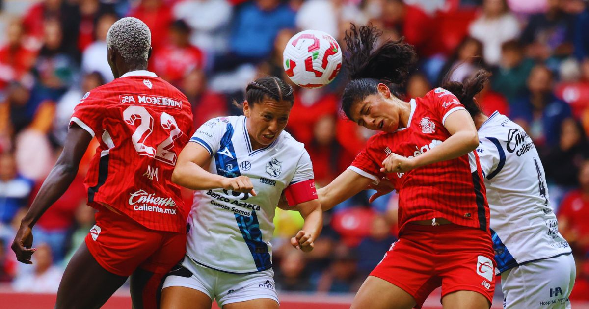 Ajustado encuentro entre Club Puebla vs Toluca 