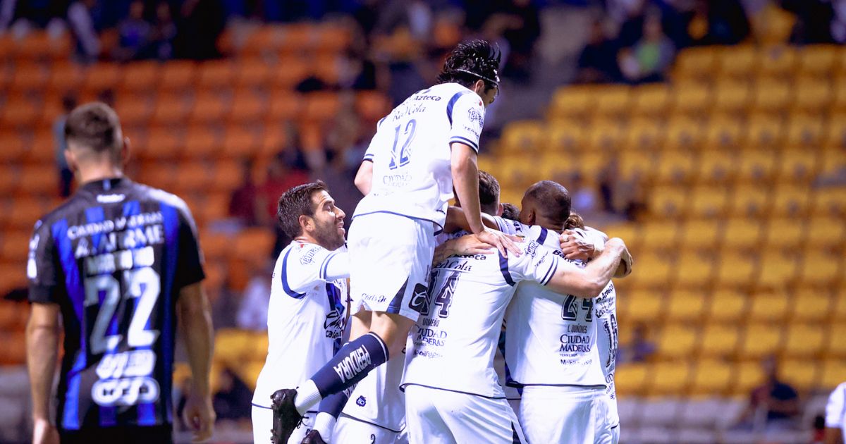 Club Puebla tras su victoria en el Cuauhtémoc