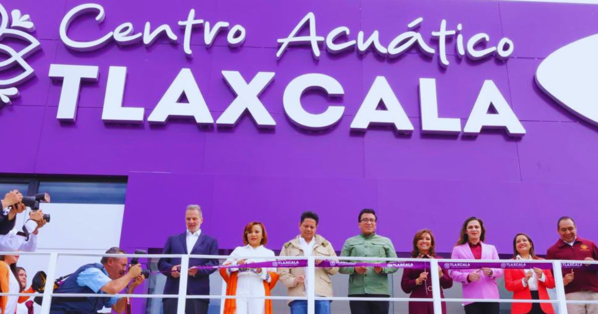 Inaguración del centro Acuático de Tlaxcala