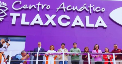 Inauguran Centro acuático de Tlaxcala, sede de la natación en Paranacionales CONADE 2024