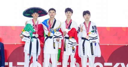 Taekwondoín mexicano conquista medalla de plata en Mundial de Corea del Sur