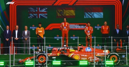 Carlos Sainz se corona en el GP de México 2024; Checo Pérez, lejos del podio