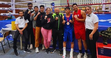 Dos boxeadores poblanos se suben al podio del Campeonato Nacional Elite