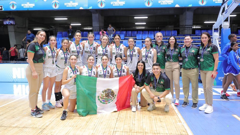 Final del Centrobasket Sub-17: México Femenil se Alza con la Plata