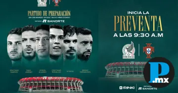 Fanki cae antes de iniciar la preventa del partido de inauguración del Azteca