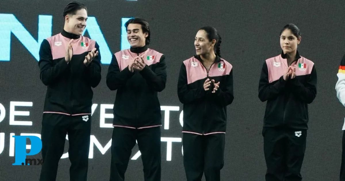 México cerró en la cuarta posición de la prueba mixta de clavados en Guadalajara 