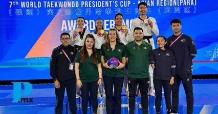 Parataekwondoínas poblanas destacan en Copa Presidente de Asia; México sumó cuatro medallas