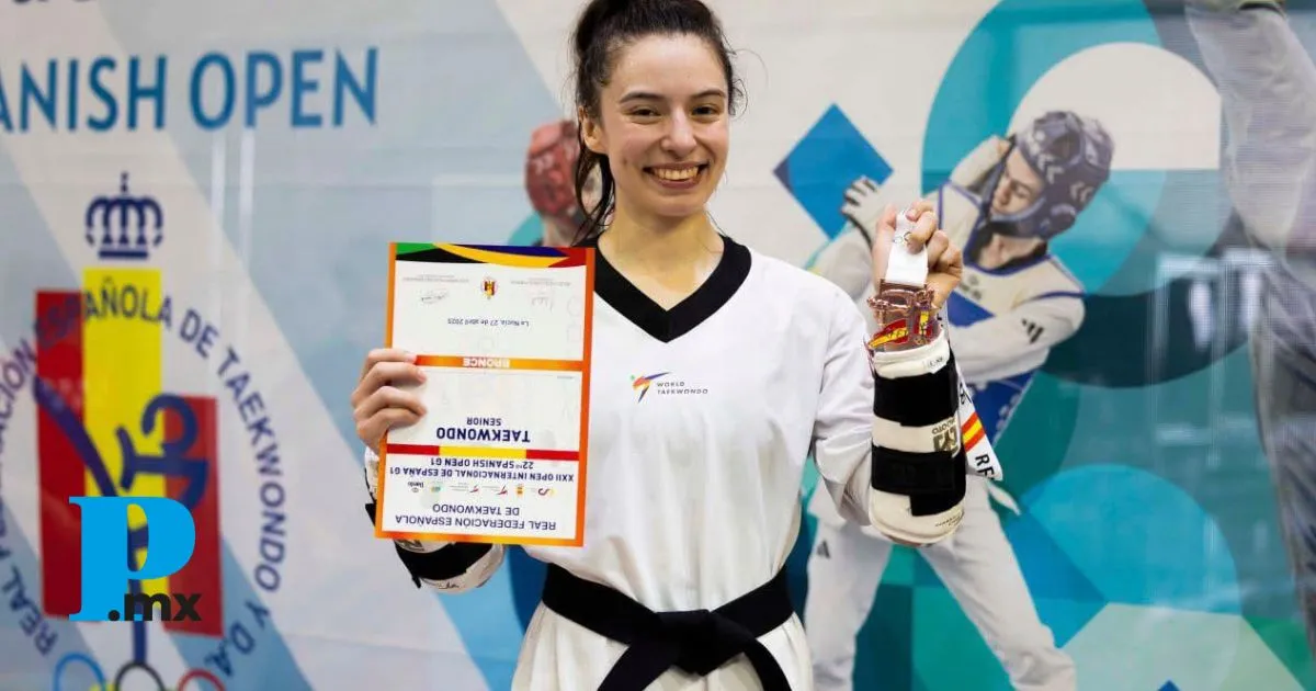 Daniela Souza logró medalla de bronce rumbo al Campeonato Mundial de Taekwondo