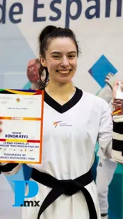 Daniela Souza logró medalla de bronce rumbo al Campeonato Mundial de Taekwondo
