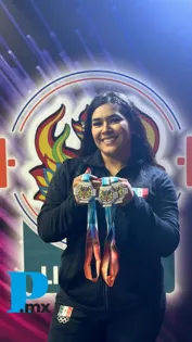 ¡Lo volvió a hacer! Ella es la halterista mexicana que sigue los pasos de Soraya Jiménez