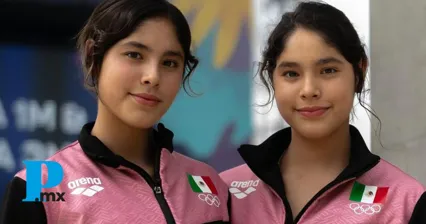 Clavadistas Lía y Mía Cueva conquistan el primer Panamericano Acuático