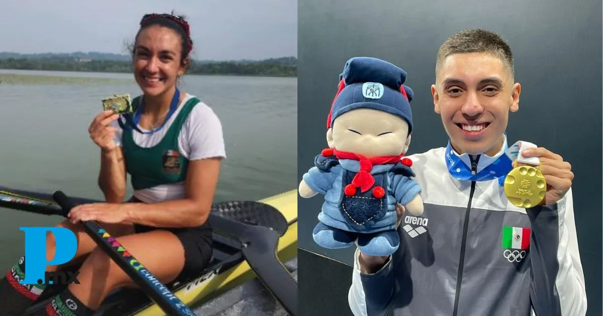 Kenia Lechuga y Diego Villalobos firman oros en Copas del Mundo