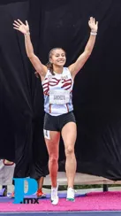 Miriam Sánchez rompe récord en los 200 metros y se corona bicampeona nacional