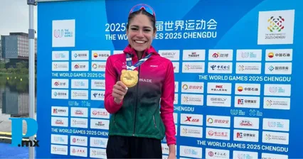 Anahí Álvarez gana oro en duatlón de los Juegos Mundiales Chengdú 2025