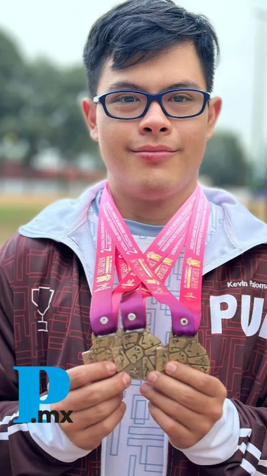 Poblano Yahir Palomares brilla en Nacional de Deportistas con Discapacidad 