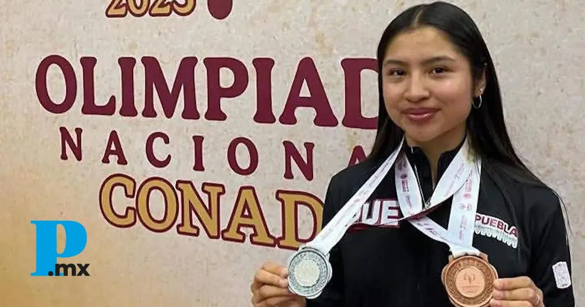 ¿Cuantas medallas suma Puebla en la Olimpiada Nacional?