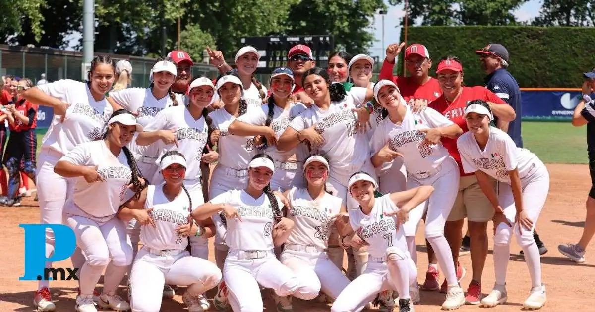 Equipo de softbol femenil a un paso del podio en Copa del Mundo de Italia