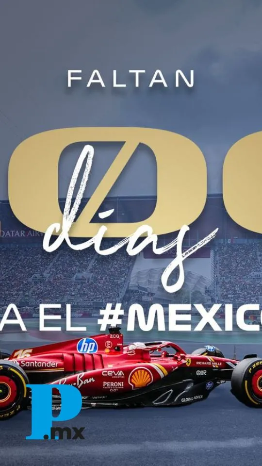 A 100 días del GP de México Fórmula Uno, esto tienes que saber de la décima edición