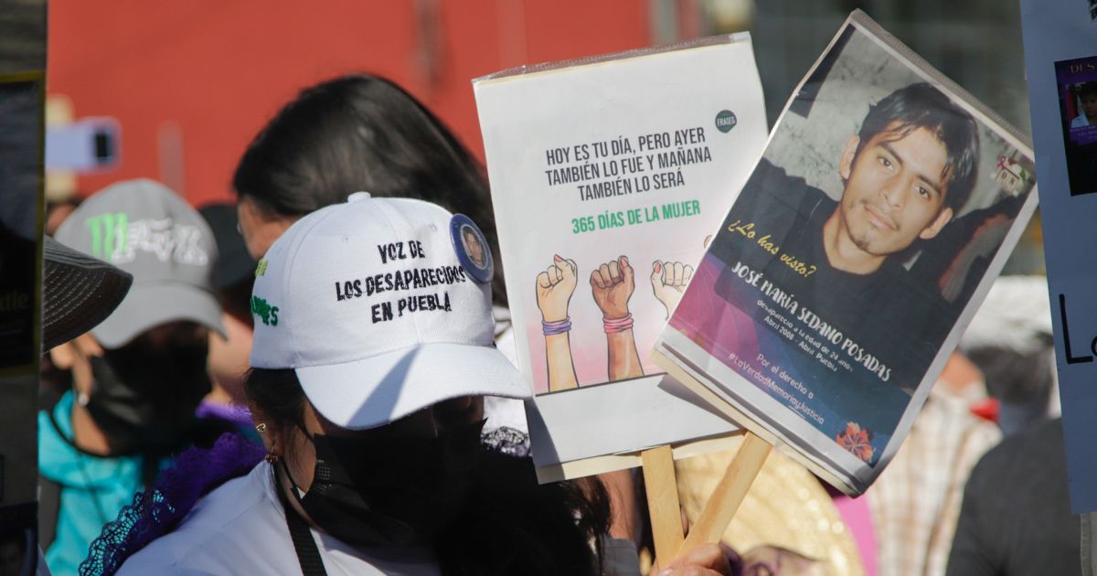 Voz de los Desaparecidos recrimina a CDH Puebla falta de interés