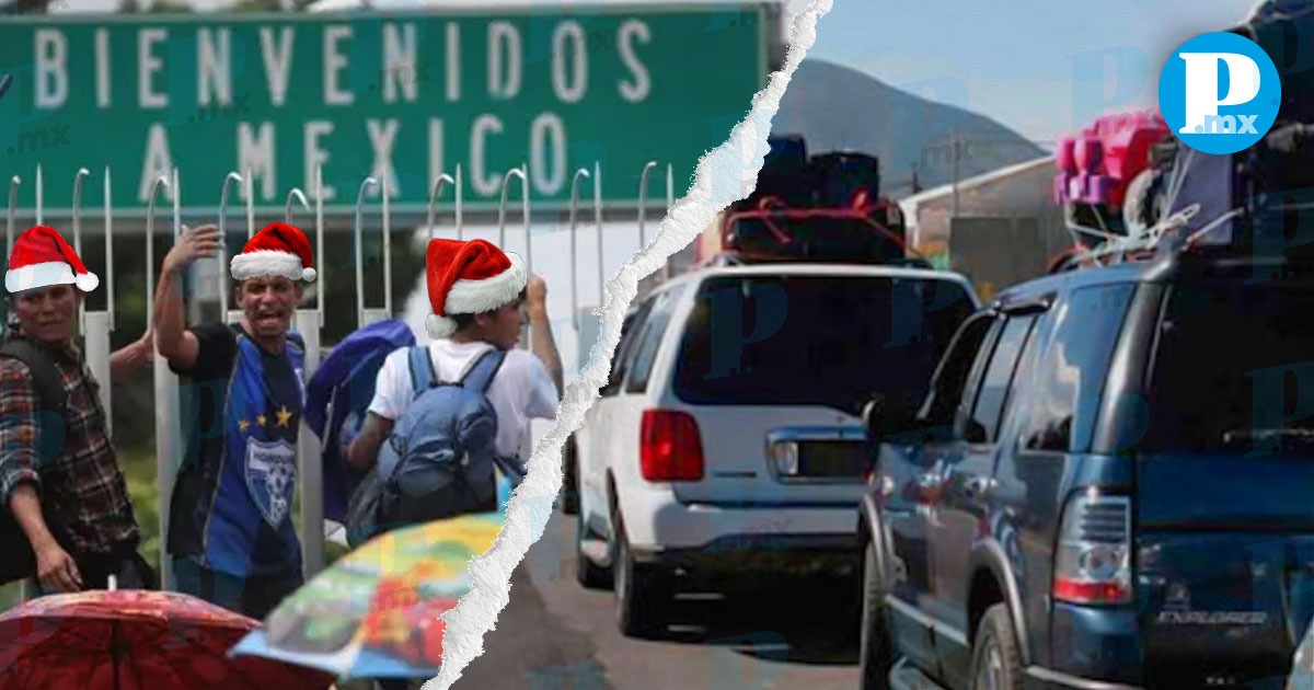 Más de 20 mil migrantes mexicanos regresan a casa para las fiestas decembrinas