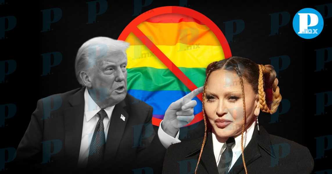 Trump prohíbe tratamientos de transición de género; esto dice Madonna 