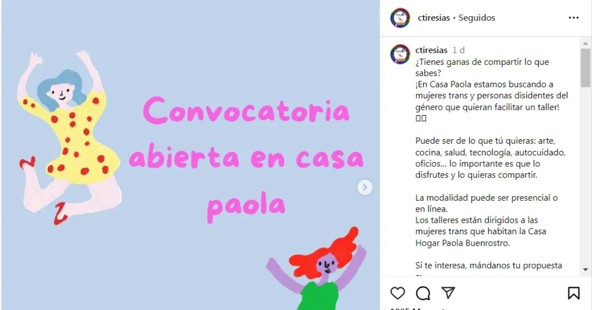  Casa Hogar Paola Buenrostro impartirá talleres a mujeres trans 