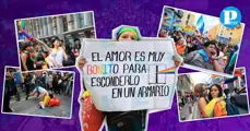 Puebla: cientos participan en la Marcha del Orgullo LGBTTTIQ+ 2025