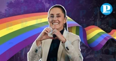 Sheinbaum refrenda su compromiso con los derechos de la comunidad LGBT+