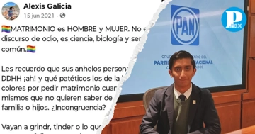 Alexis Galicia ha sido señalado por emitir opiniones consideradas intolerantes hacia la comunidad LGBTIQ+