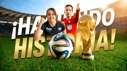 &Aacute;rbitras llegan al Mundial 2026