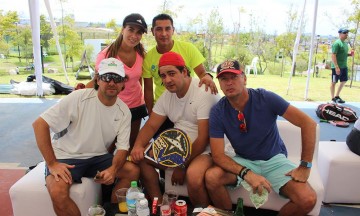 Realizan torneo de padel