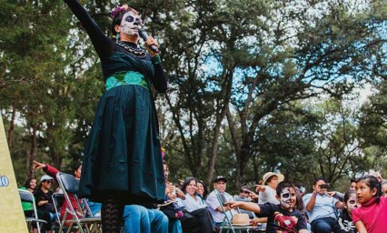 Celebran la vida en Puebla con festival de Día de Muertos