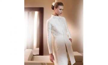 Sé una novia elegante pese al frío