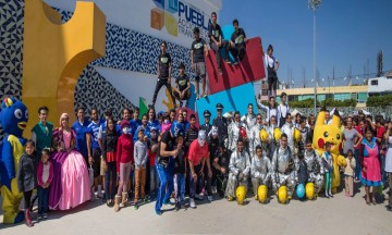 Universitarios visitan a peques en hospital