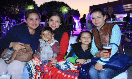Disfrutan espectáculos bajo las estrellas