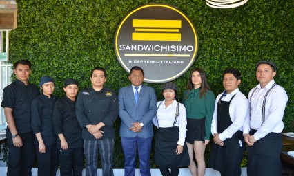 Sándwiches con calor de hogar 