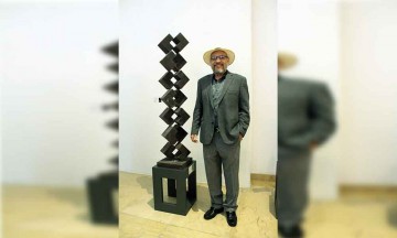 Inauguran exposición escultórica de Carlos Agustín